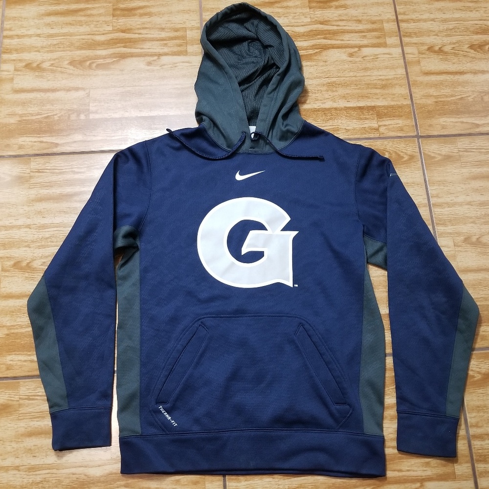 Nike Georgetown Hoyas Thermafit Hoodie Size Small